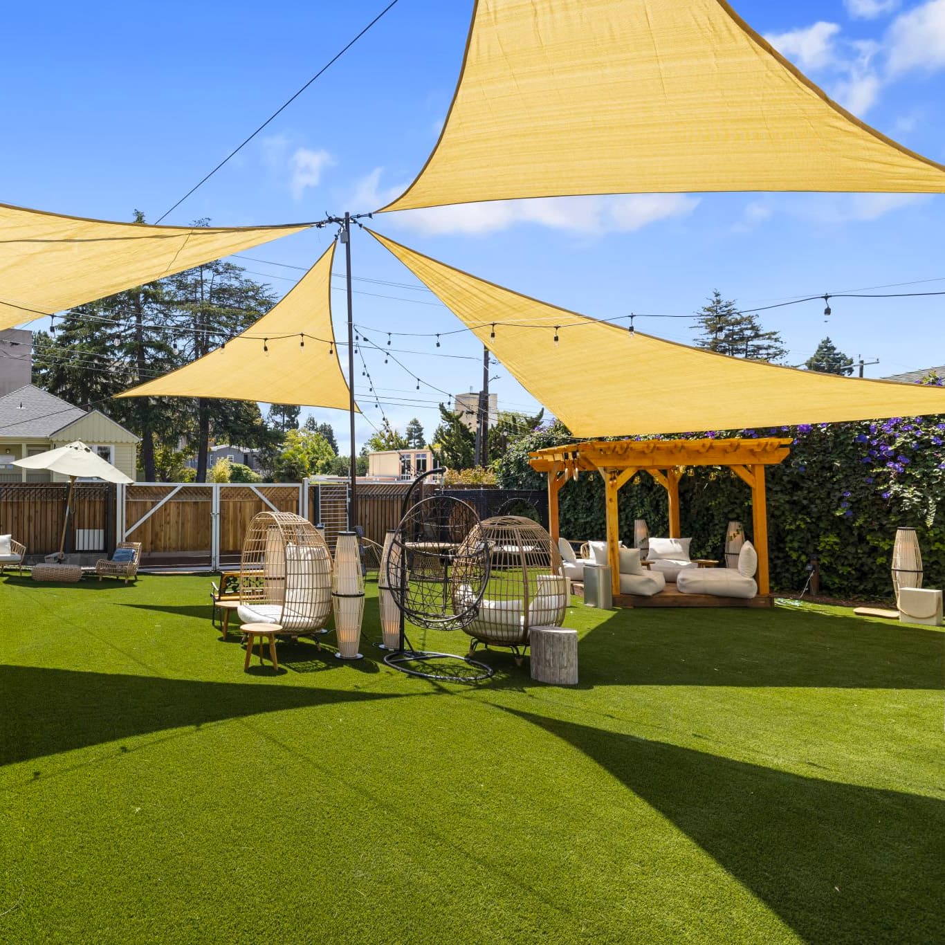 Outdoor campus space